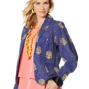 Rara Avis by Iris Apfel embroidered jacket.  Size S